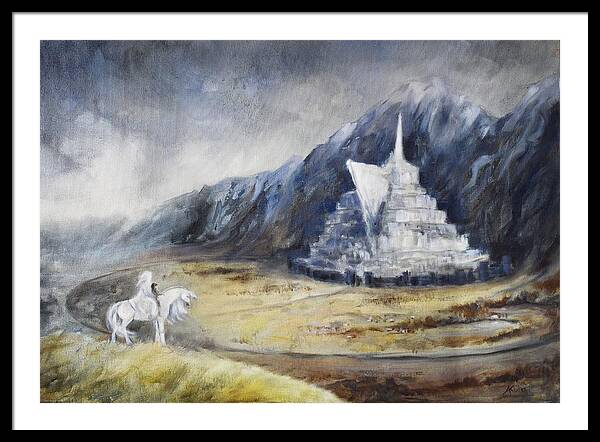 Minas Tirith  Art Board Print for Sale by geniaxudietelka
