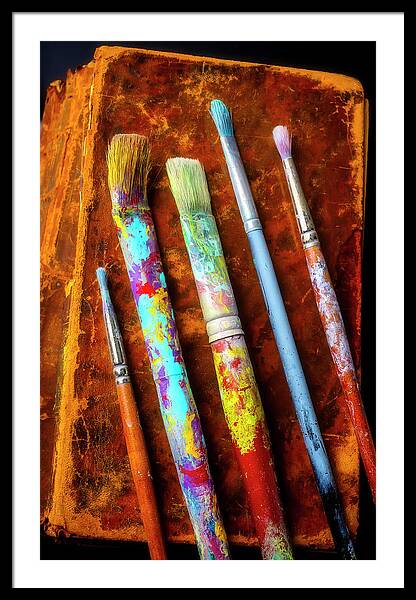 Artist Paint Brushes Canvas Print / Canvas Art by Melinda Moore 
