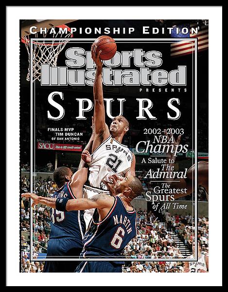 San Antonio Spurs Manu Ginobili, 2005 Nba Finals Sports Illustrated Cover  Canvas Print / Canvas Art by Sports Illustrated - Sports Illustrated Covers