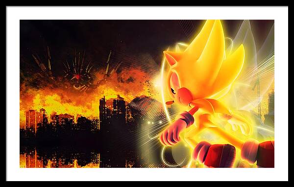 Super Sonic Poster by Creationistlife - Fine Art America