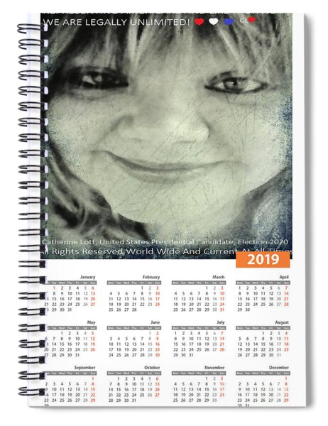  Painting - Catherine Lott Presidential Candidate Calendar by Catherine Lott