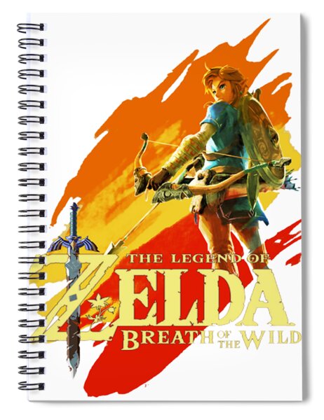 Legend Breath Wild The Link Zelda Of Spiral Cute School Five Star Spiral Notebook With Durable Print 
