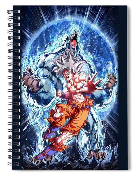 Goku SSJ2  Spiral Notebook for Sale by K90Art