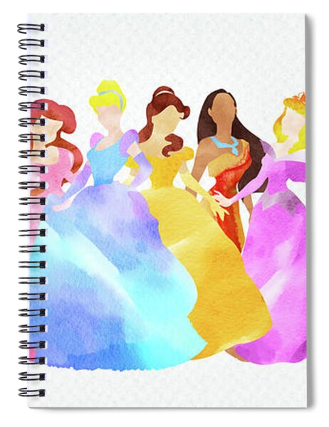 pink pilates princess mood board  Spiral Notebook for Sale by