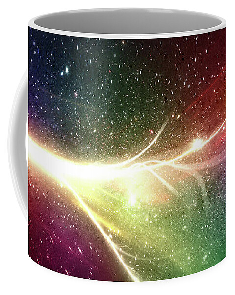 A Tail of Galaxies - Coffee Mug by Matthias Zegveld