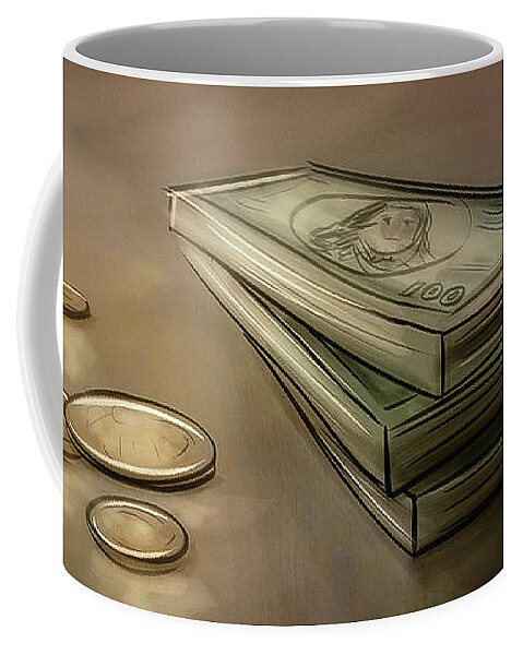 Money, Money, Money - Coffee Mug by Matthias Zegveld
