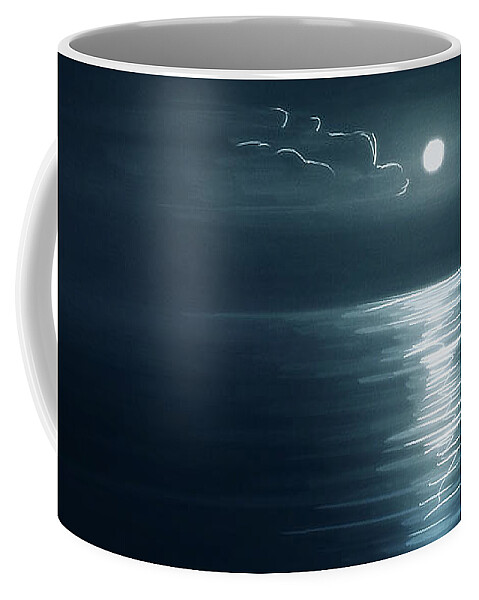 Reflection of the Moon - Coffee Mug by Matthias Zegveld
