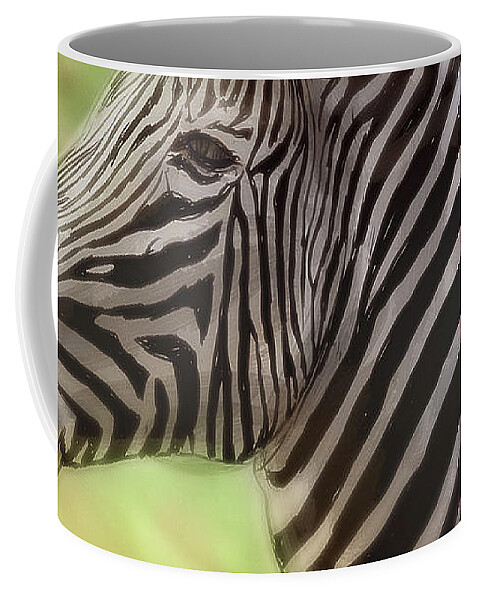 The Zebra - Coffee Mug by Matthias Zegveld