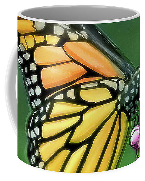Wonderful Butterfly - Coffee Mug by Matthias Zegveld