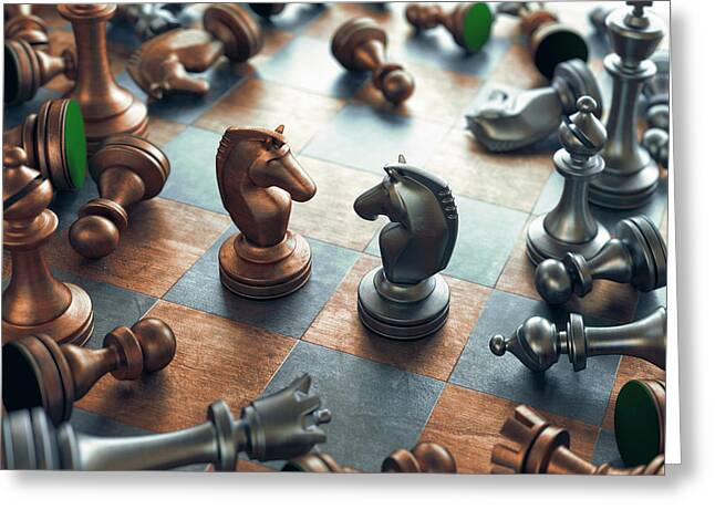 Chess Games Greeting Card for Sale by Utopipia