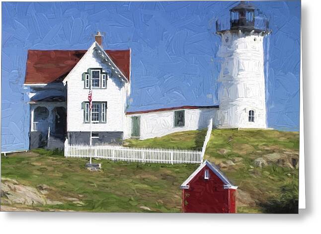 Maine Lighthouses Greeting Cards