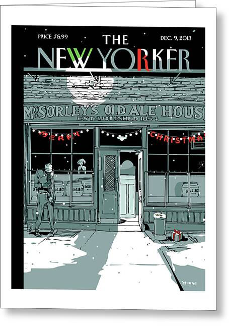 New York City Storefront Greeting Cards
