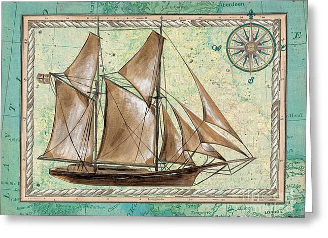 Ships Stern Greeting Cards