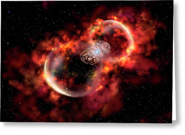 Eta Carinae Outburst Greeting Card