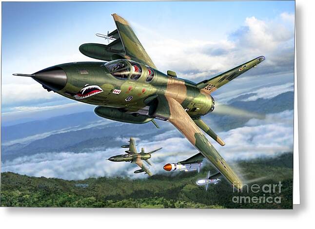 F-105g Greeting Cards