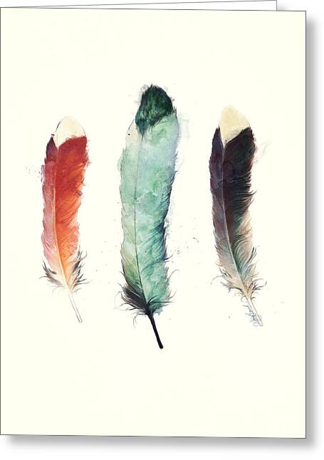 Feathers Greeting Cards