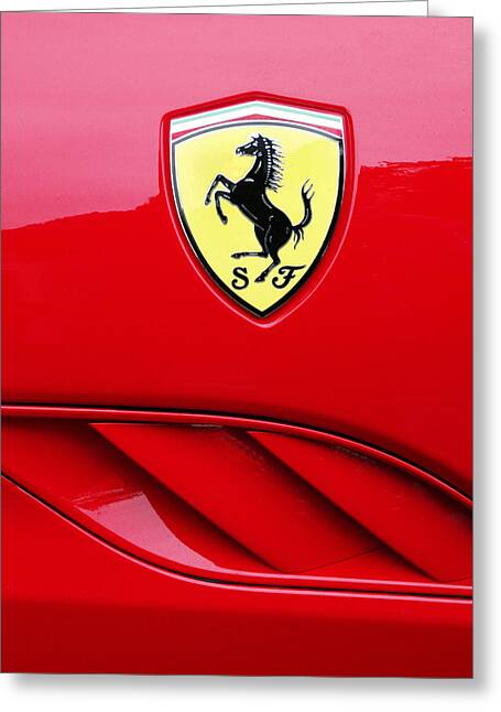 Ferrari Logo Photograph by Valentino Visentini - Pixels