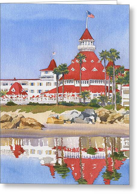 Hotel Del Greeting Cards