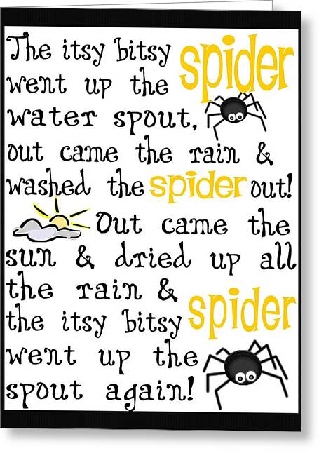 Eensy Weensy / Itsy Bitsy Spider in Illustrated Song