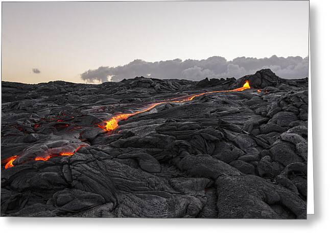Photo Greeting Card Fine Art Nature Photography - Lava Twister Kilauea  Volcano Photography - Hawaiian - Blank Notecard - Lava Water Spout
