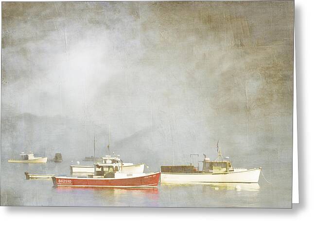 Lobster Boats Greeting Cards