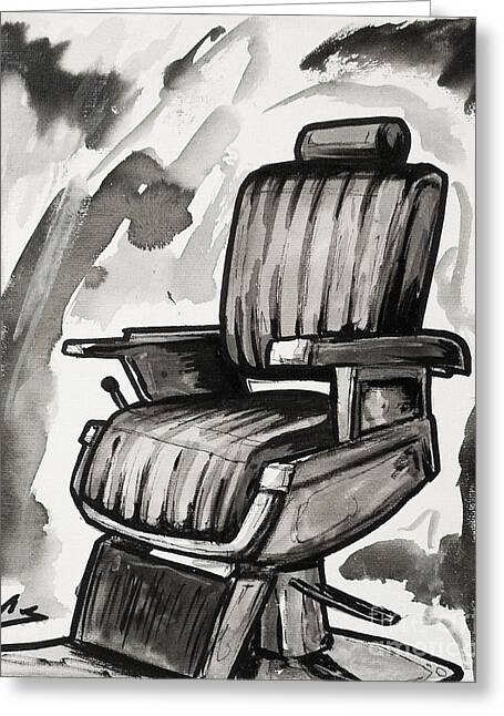 Barberchair Greeting Cards