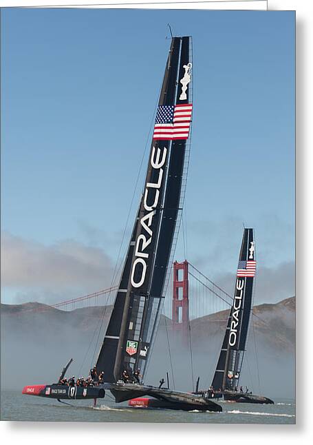 Oracle Team Usa Greeting Cards