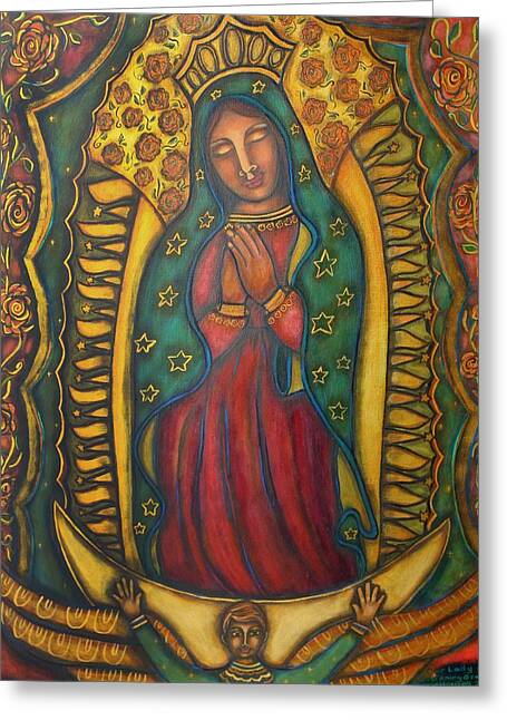 Our Lady Of Glistening Grace Painting by Marie Howell Gallery