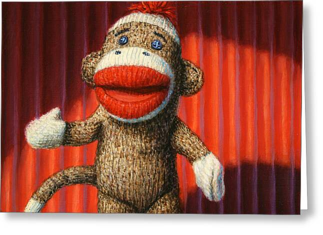 Toy Monkeys Greeting Cards