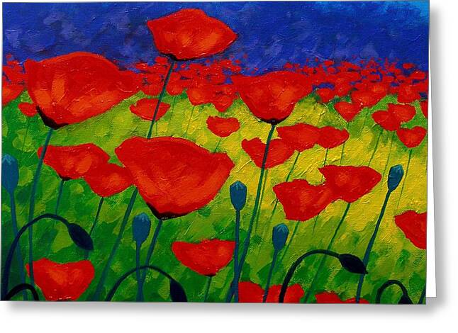 Poppies Greeting Cards