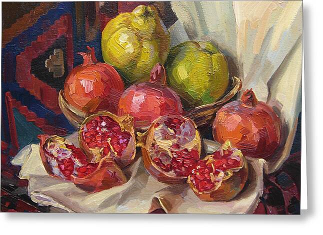 Still-life With Quinces Greeting Cards