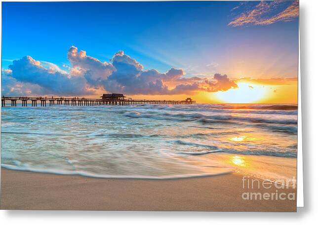 Naples Pier Greeting Cards