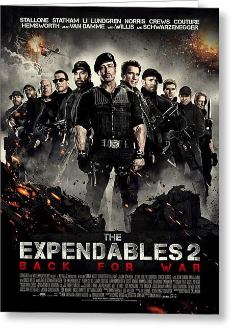 The Expendables 2 Greeting Cards
