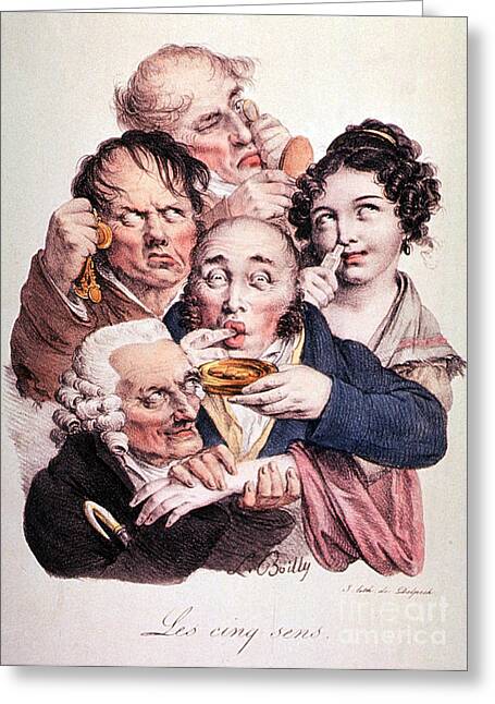 The Five Senses Greeting Card