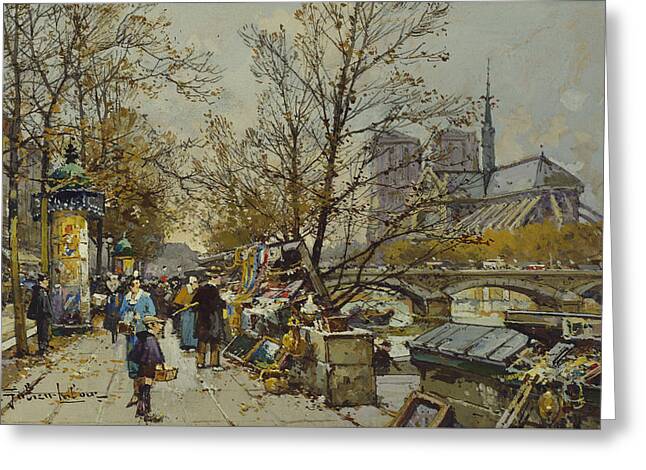 Rive Gauche Paintings Greeting Cards