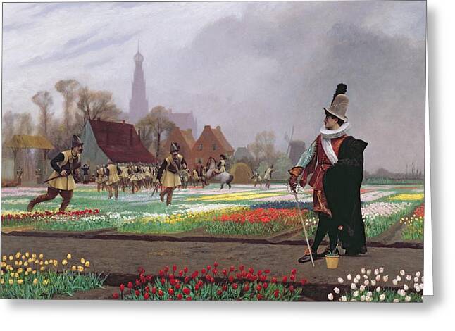 Soldiers Soldier Ruff Hat Traditional Costume Dutch Cathedral Tower Greeting Cards