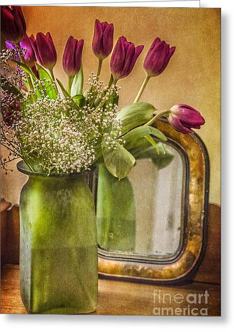 The Tulips Stand Arrayed - A Still Life Greeting Card