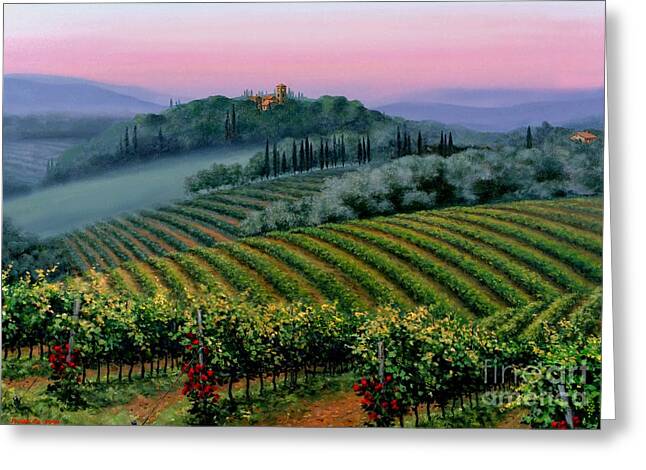 Tiano Paintings Greeting Cards