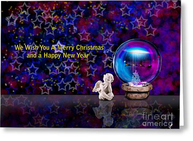 We Wish You A Merry Christmas And A Happy New Year Digital Art by Artist Nandika Dutt