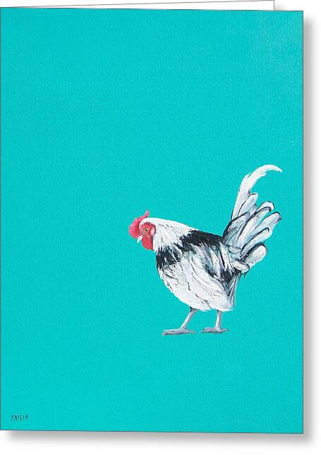 Bright Color Rooster Greeting Cards