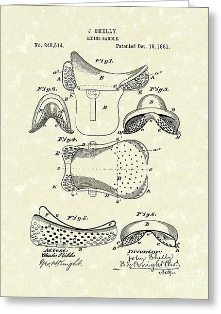 Designs Similar to Riding Saddle 1881 Patent Art