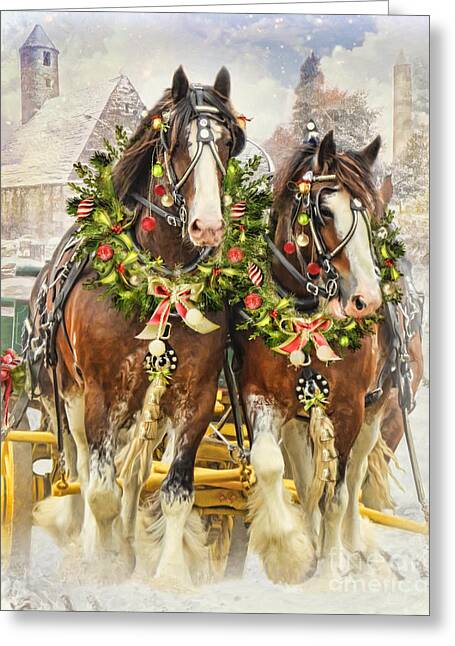Cart Horse Greeting Cards