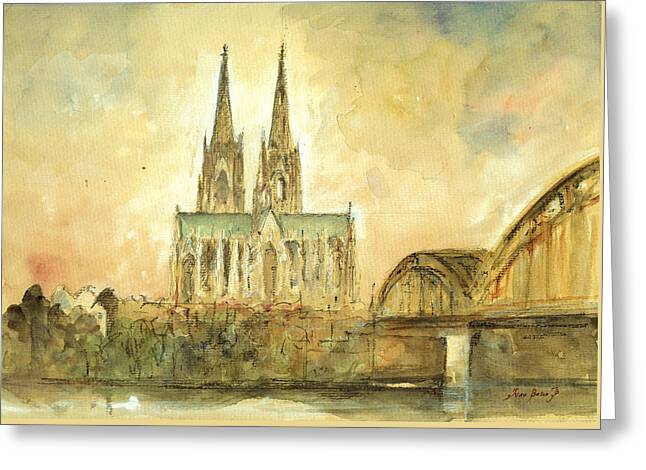 Cologne Cathedral Greeting Cards