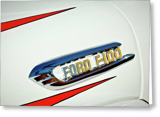 F-100 Fordomatic Truck Greeting Cards