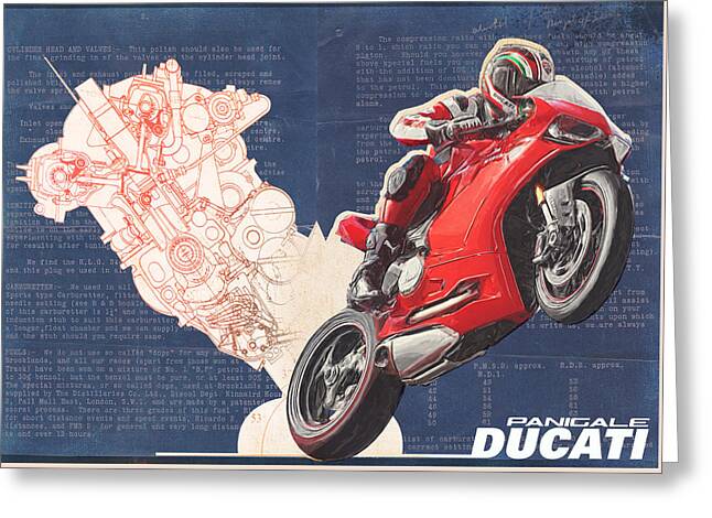 Ducati Panigale Greeting Cards for Sale - Pixels