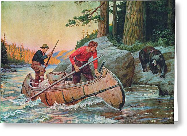Adventures On The Nipigon Greeting Card