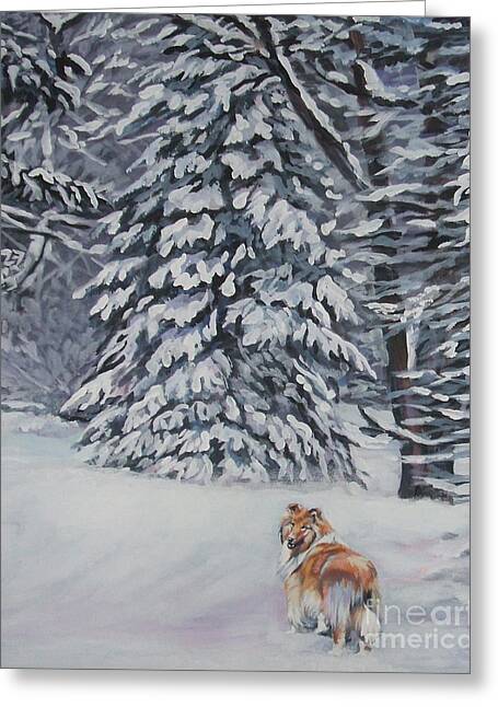 Rough Collie Greeting Cards