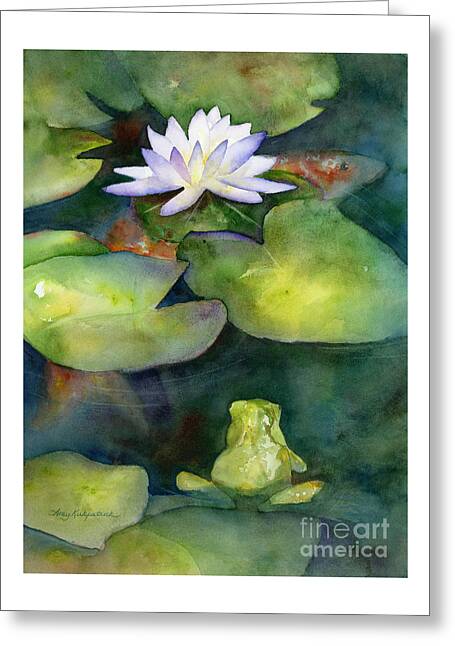 Watercolor Lilies Greeting Cards
