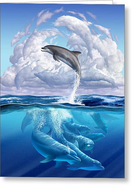 Dolphin Greeting Cards