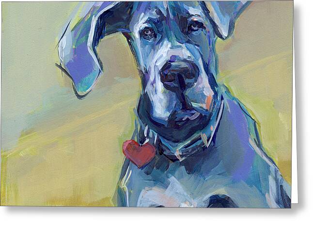 Great Dane Puppy Greeting Cards